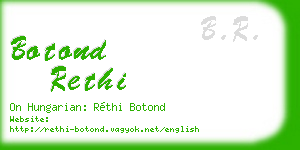 botond rethi business card