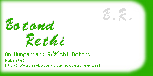 botond rethi business card